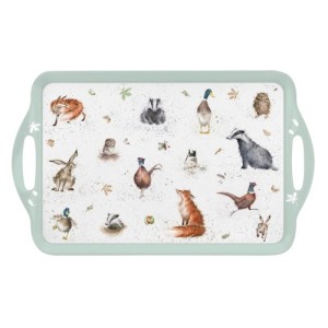 Animal design, Wrendale large size serving tray with handles