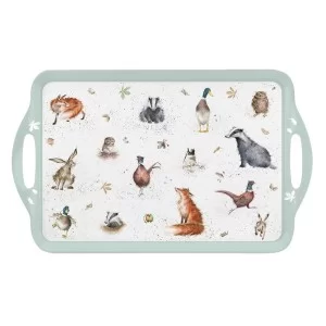 Animal design, Wrendale large size serving tray with handles