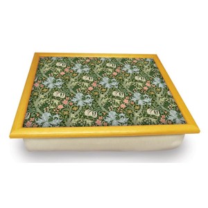 William Morris Golden Lily green floral lap tray