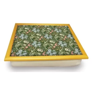 William Morris Golden Lily green floral lap tray