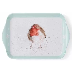 Small scatter tray with a Wrendale Robin