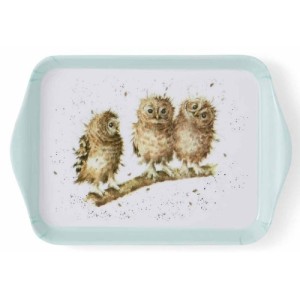 3 owls on a branch, small scatter tray from Wrendale