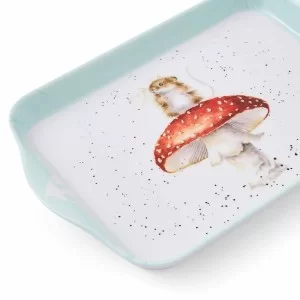 Cropped view Mouse and Mushroom small scatter tray by Wrendale from Pimpernel