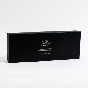 Black gift box for Small slate tray with antler handles