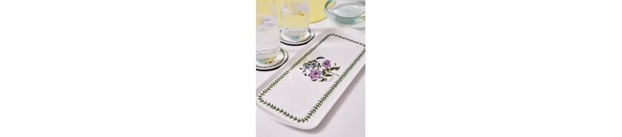 Hard Melamine Trays, Practical Sizes, Durable & Stylish