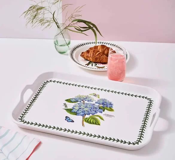Botanic Garden Hydrangea serving tray
